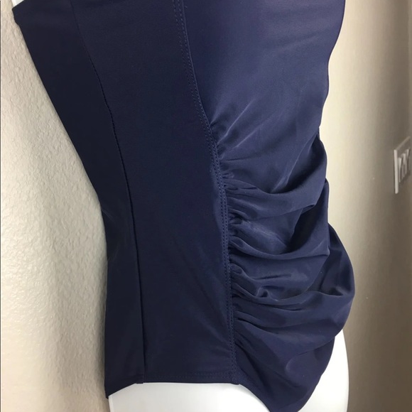 6 Tummy Control Monokinis Swimsuit Blue - Picture 3 of 7